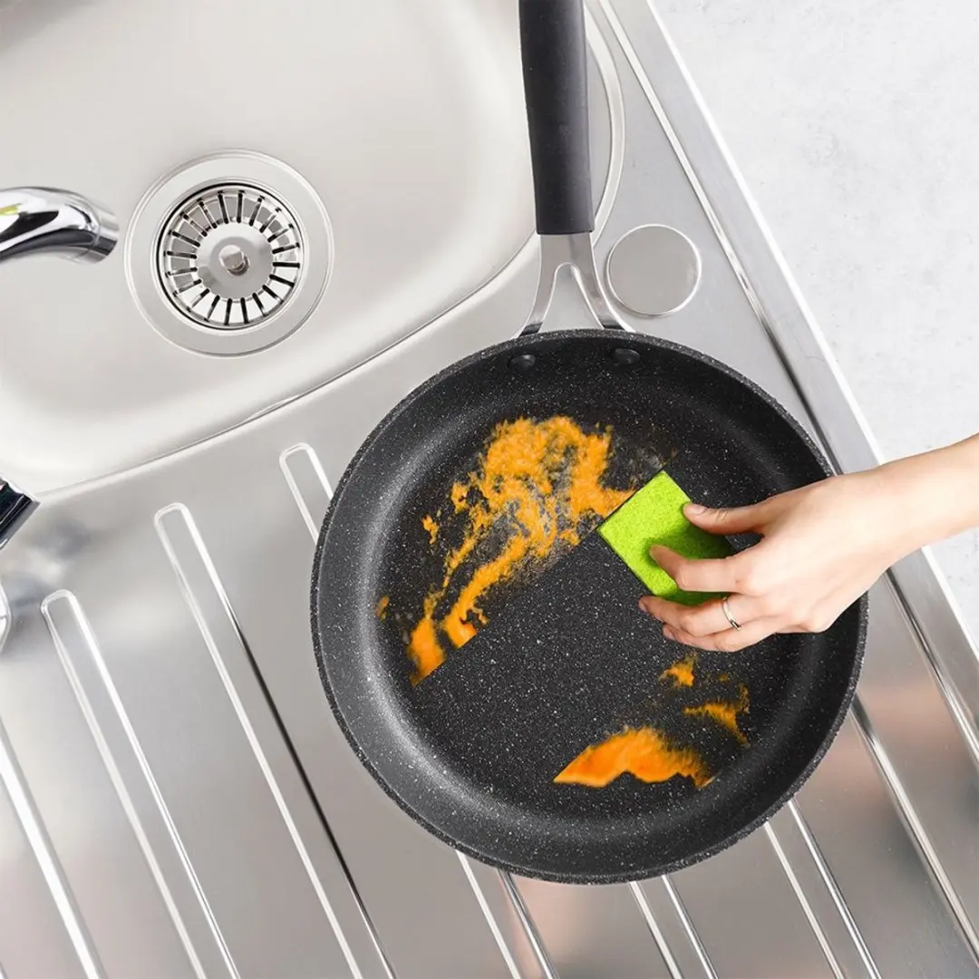 Orion Stoner Granieten Koekenpan 24cm - Grijs/Zwart