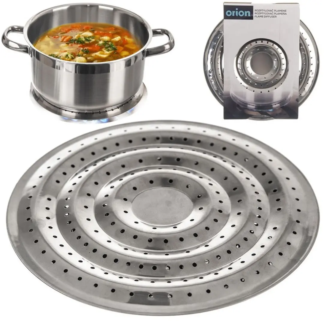 Orion RVS Ognioodporna Kookplaataccessoire 20 cm - Zilver