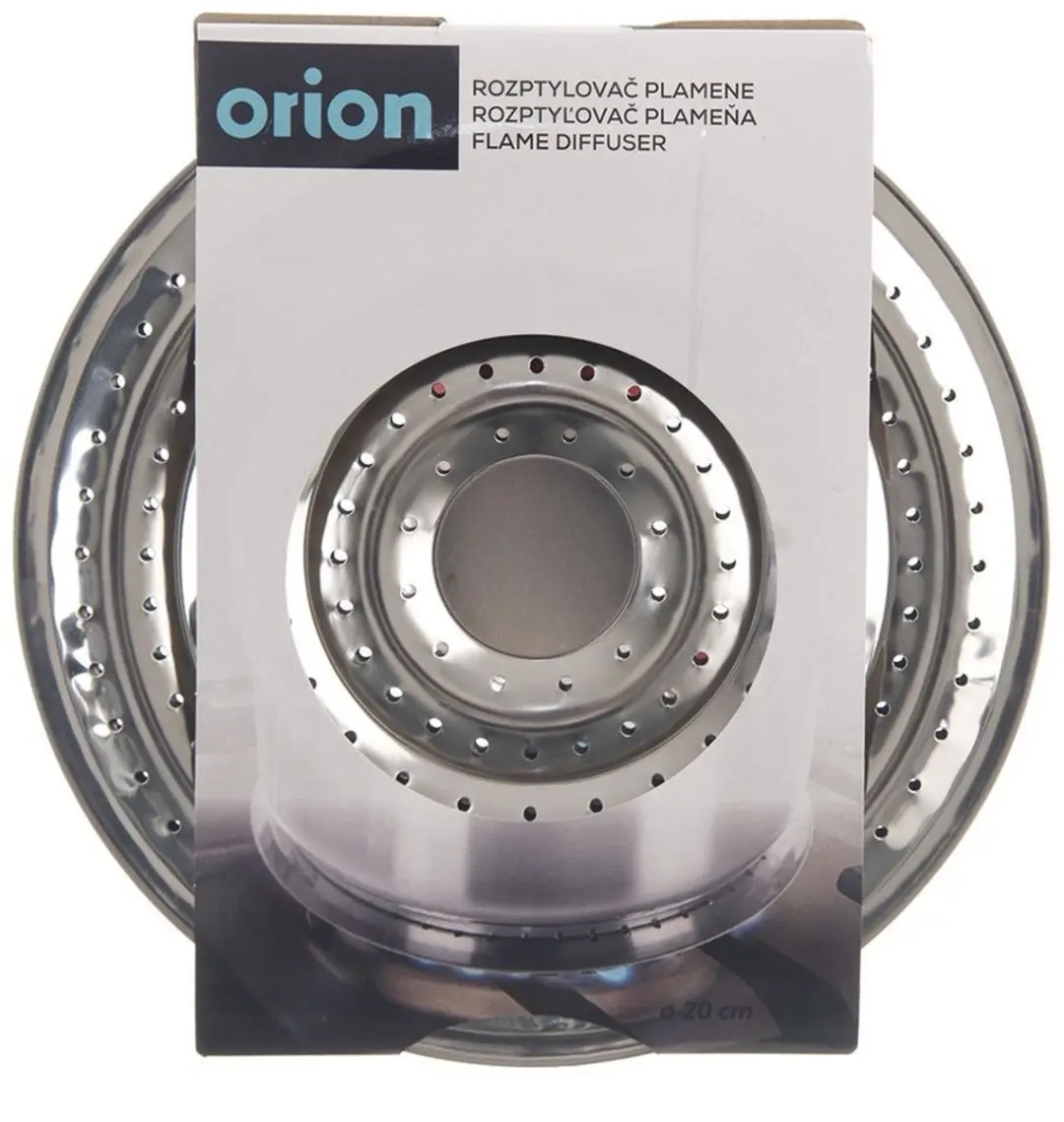 Orion RVS Ognioodporna Kookplaataccessoire 20 cm - Zilver