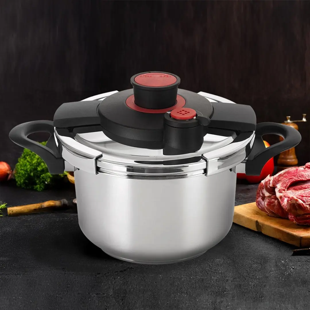 Orion Storm Serie Roestvrijstalen Snelkookpan 5L - Zilver