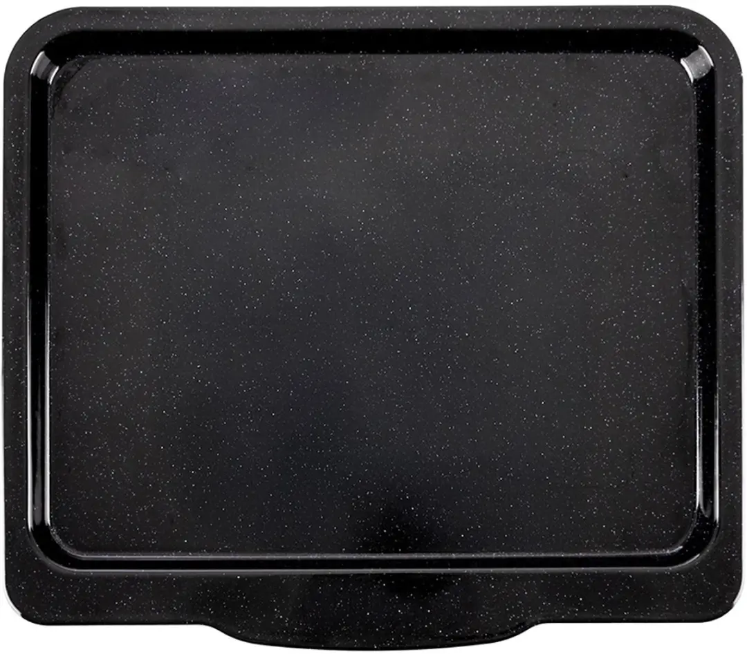 Orion Geëmailleerde Bakplaat Rechthoekig 40x35,5cm - Zwart