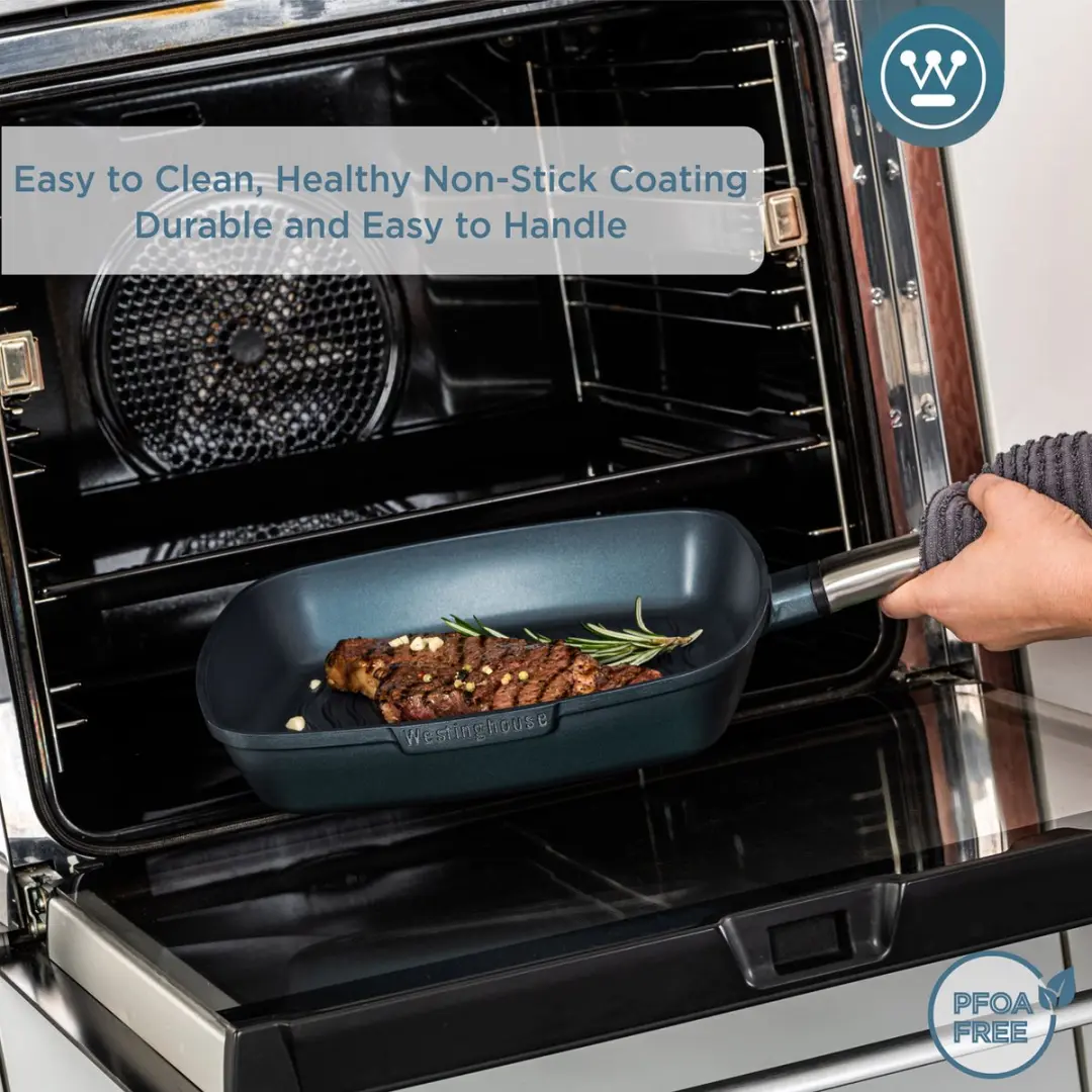 Westinghouse Performance Grillpan Ø28cm - Inductie - Blauw