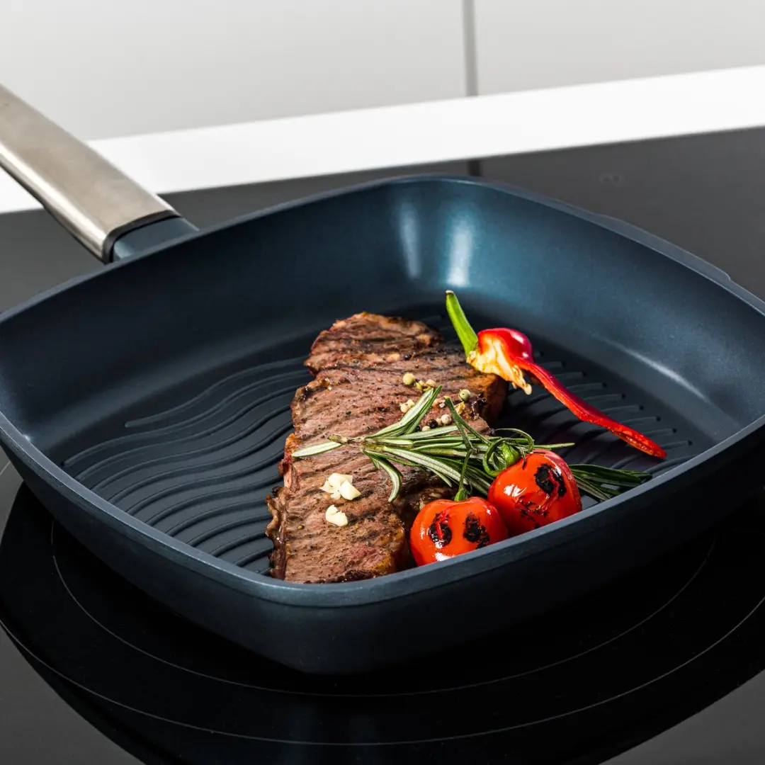 Westinghouse Performance Grillpan Ø28cm - Inductie - Blauw