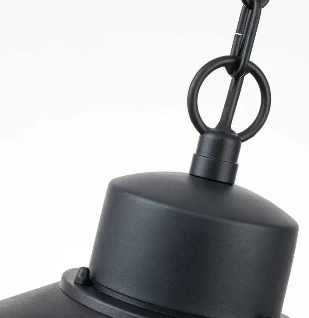 Elstead Lighting Copenhagen LED Hanglamp - 60W - IP44 - Dimbaar - Zwart