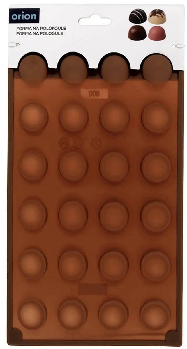 Orion Chocoladevorm Silicone 30x17,5cm - 24 Stuks - afbeelding 6 van 6