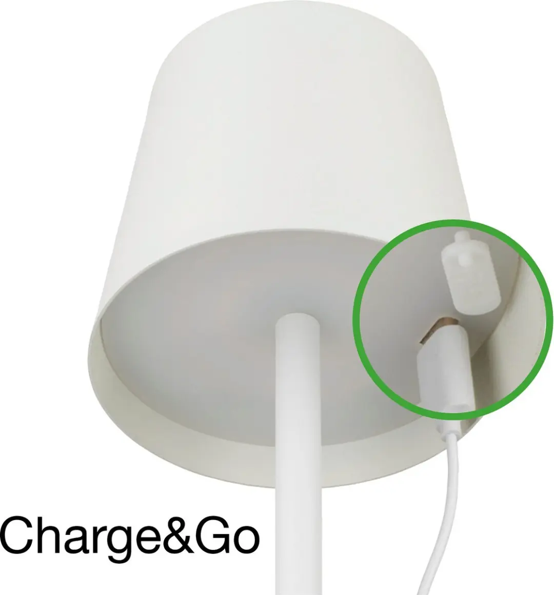 Bailey LED Tafellamp Charge&Go 3.5W - Wit