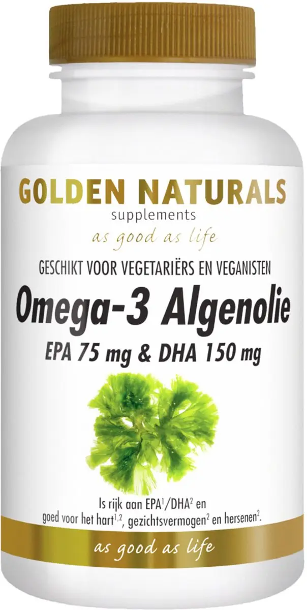 Golden Naturals Omega-3 Algenolie 60 Vegan Capsules
