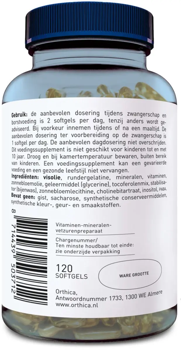 Orthica Multi Prena Fem 240g - 2x120 Softgels