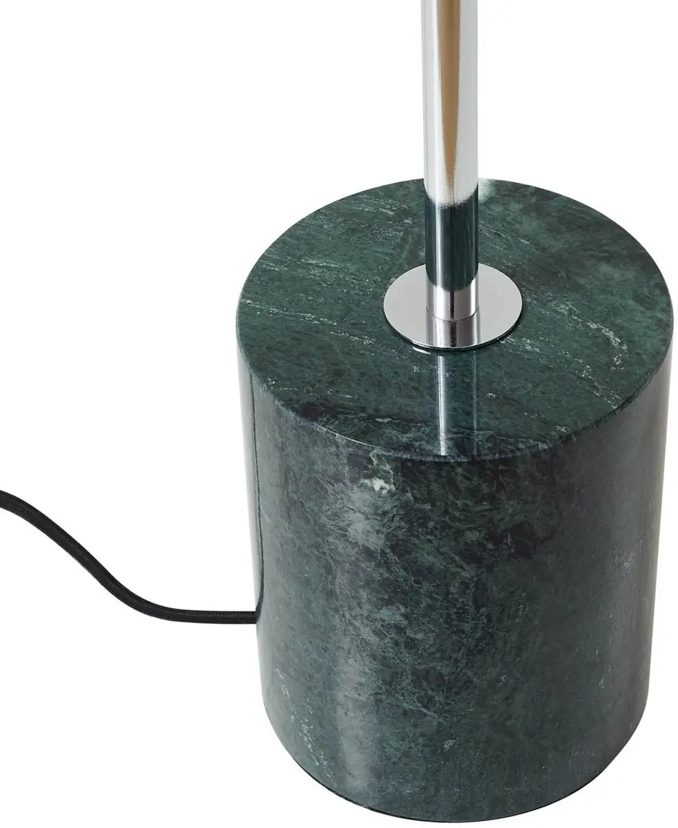 Lindby Vloerlamp Glas Marmer 130cm - E27 - Wit/Groen