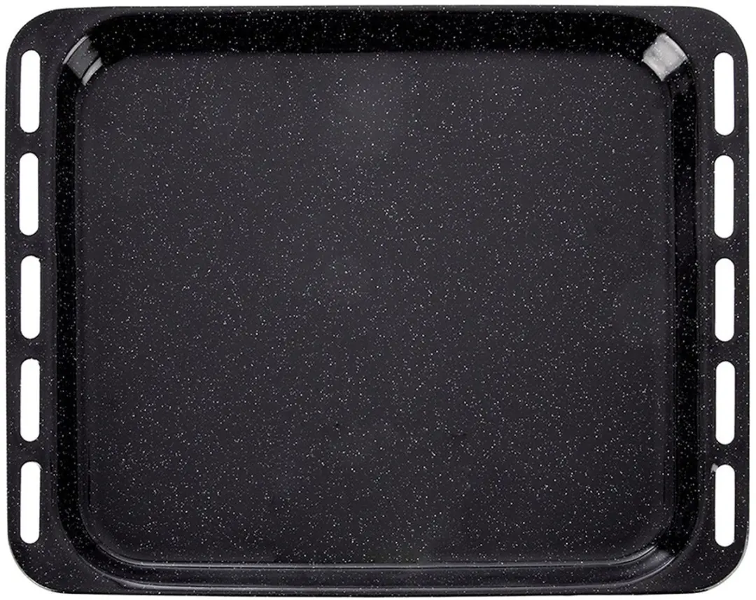 Orion Bakplaat Geëmailleerd Staal 44,5x36cm - Zwart
