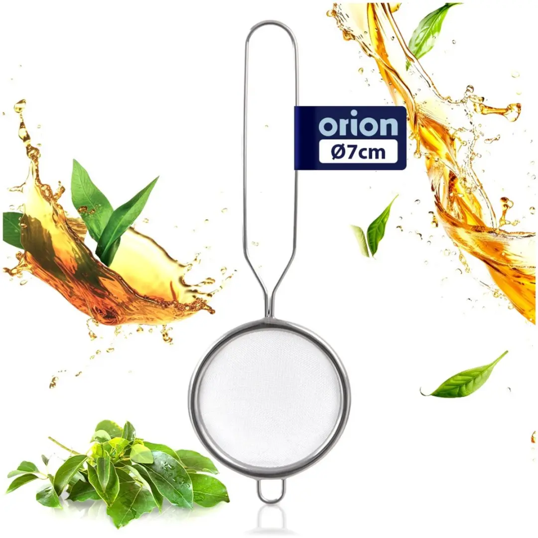 Orion Edelstalen Zeef 7cm - Zilver