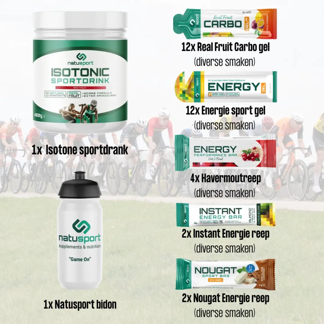 Natusport Toertochtbundel Wielrennen - 34 Stuks 400g Lemon