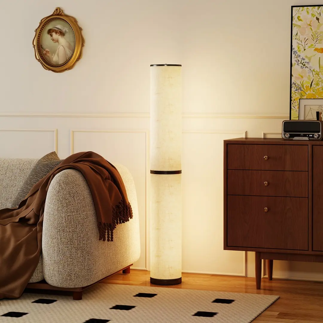 Homcom Vloerlamp Beige - 30W