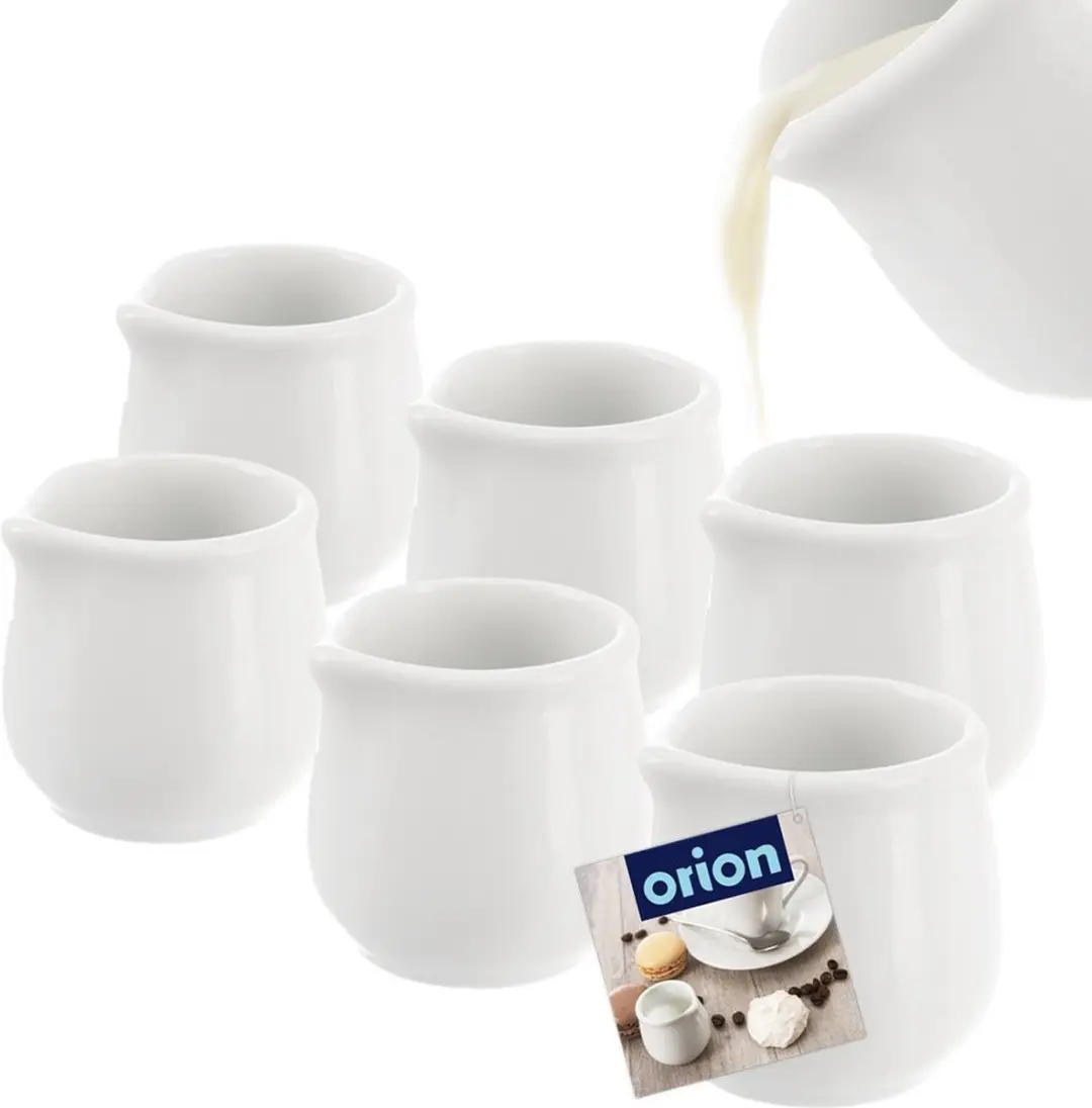 Orion Melkkan Porselein MONA Wit 20ml - 6 Stuks