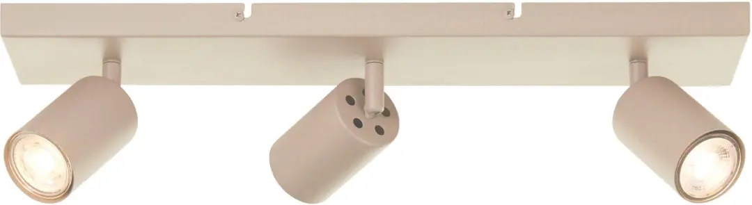 Brilliant Jello Plafondlamp GU10 3x5W - 350lm - 3000K - Champagne