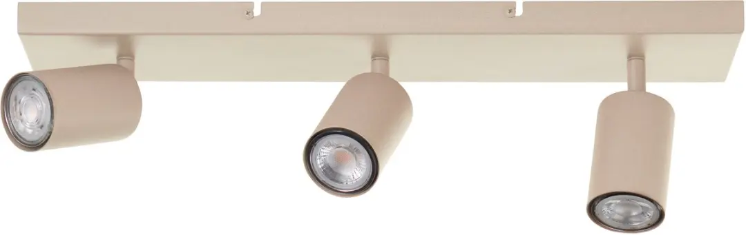 Brilliant Jello Plafondlamp GU10 3x5W - 350lm - 3000K - Champagne