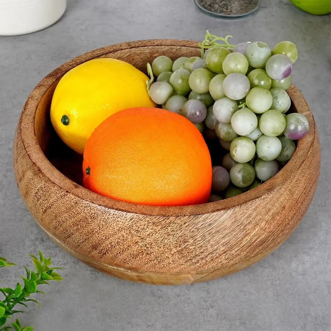 Orion Amuseschaaltje Mango Hout 18,5cm - Exotisch Ontwerp