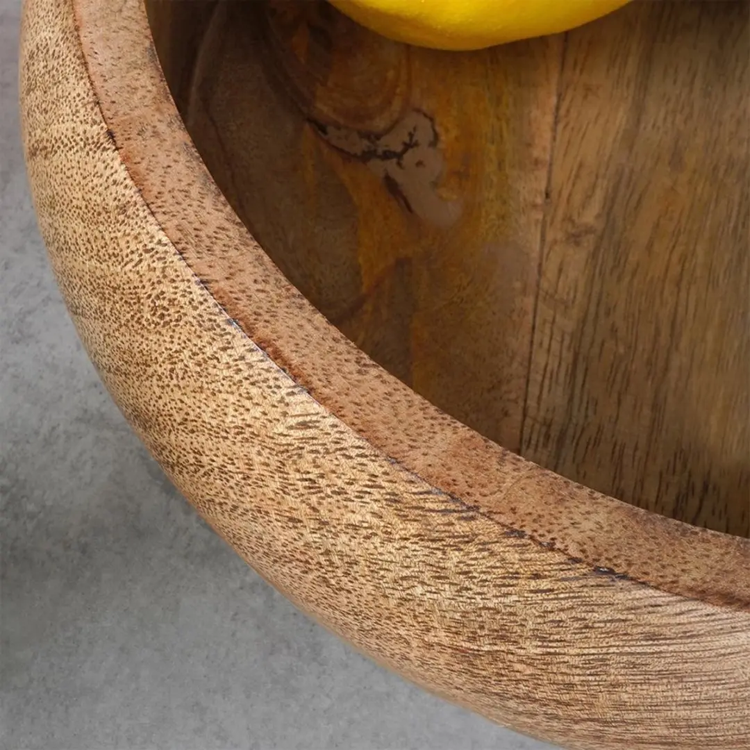 Orion Amuseschaaltje Mango Hout 18,5cm - Exotisch Ontwerp