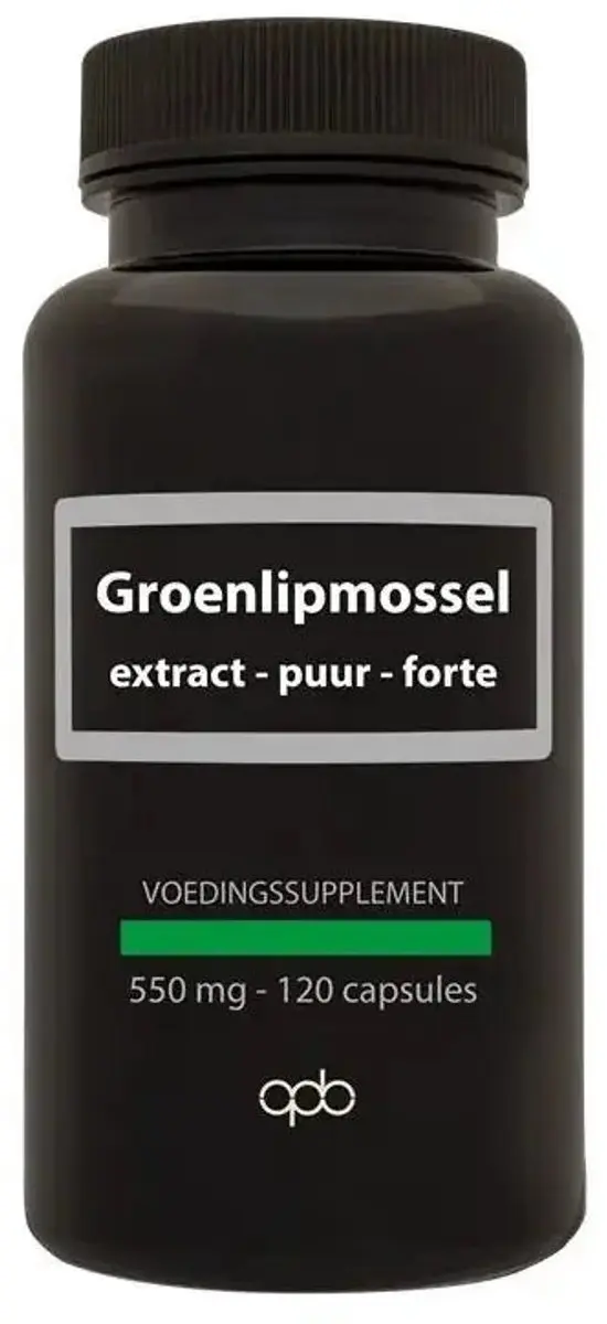 APB Holland Groenlipmossel Extract Forte 550mg - 120 Capsules