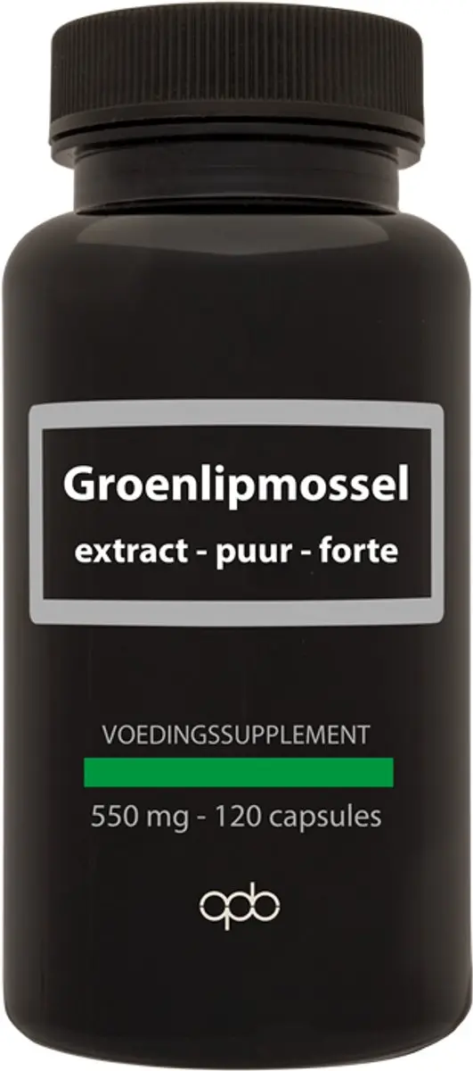 APB Holland Groenlipmossel Extract Forte 550mg - 120 Capsules