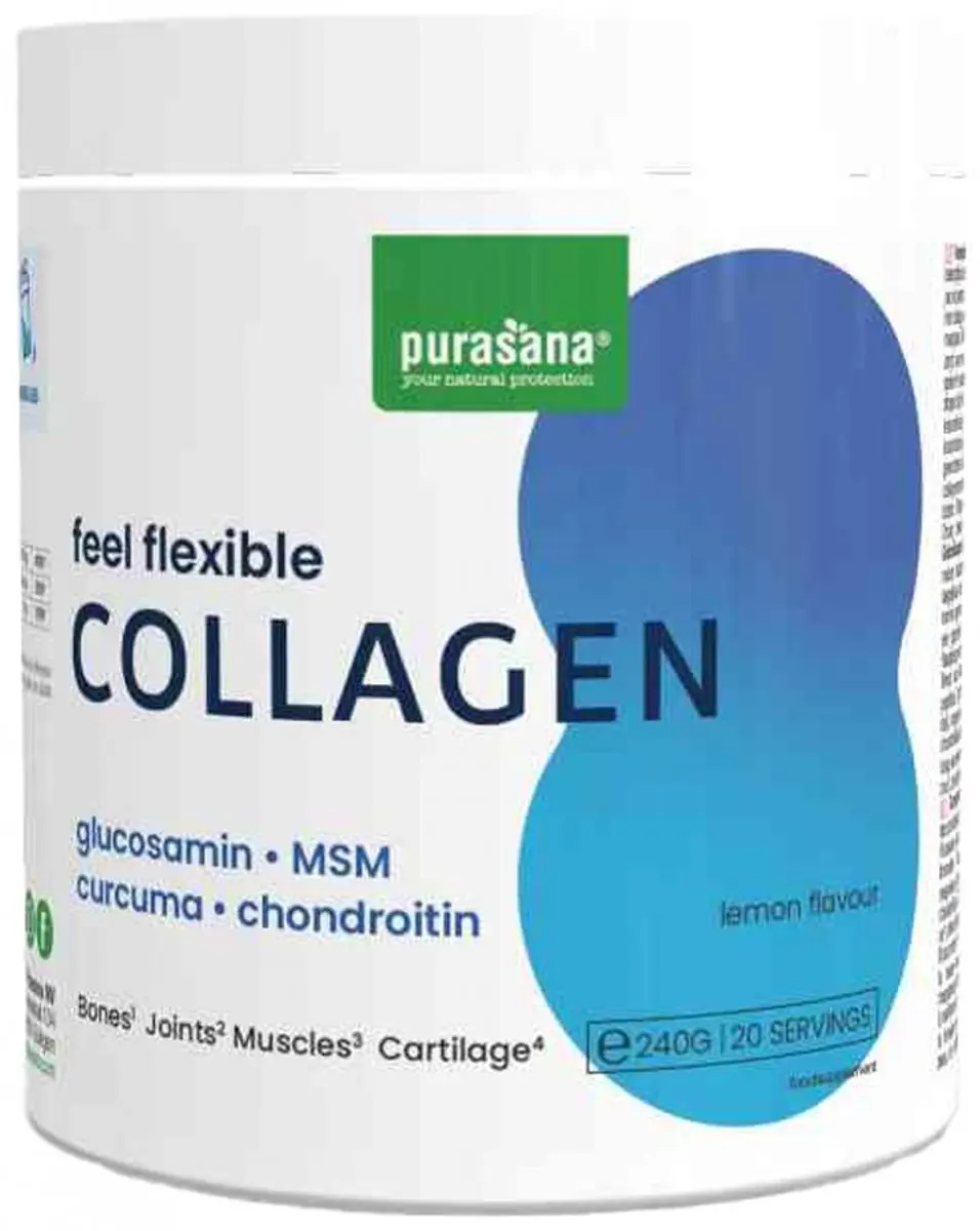 Purasana Feel Flexible Collageen MSM Kurkuma Glucosamine 240g