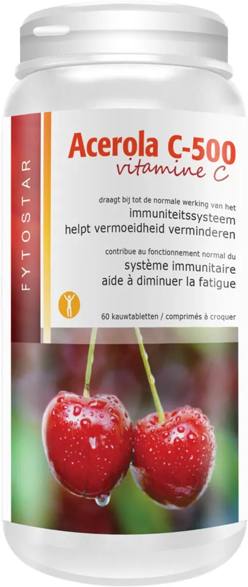 Fytostar Acerola C 500 Kauwtabletten 60 Stuks
