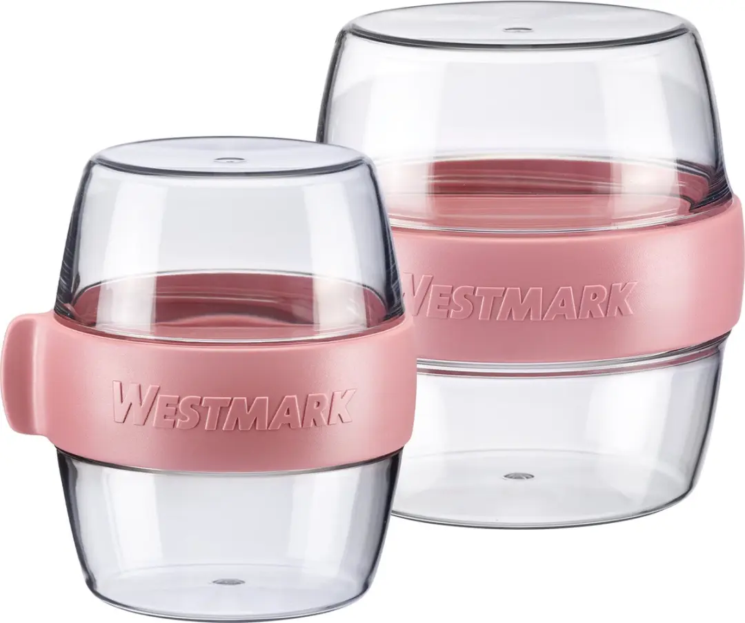 Westmark Pocket Box Mini Maaltijdbakje 400ml - 2x200ml Roze