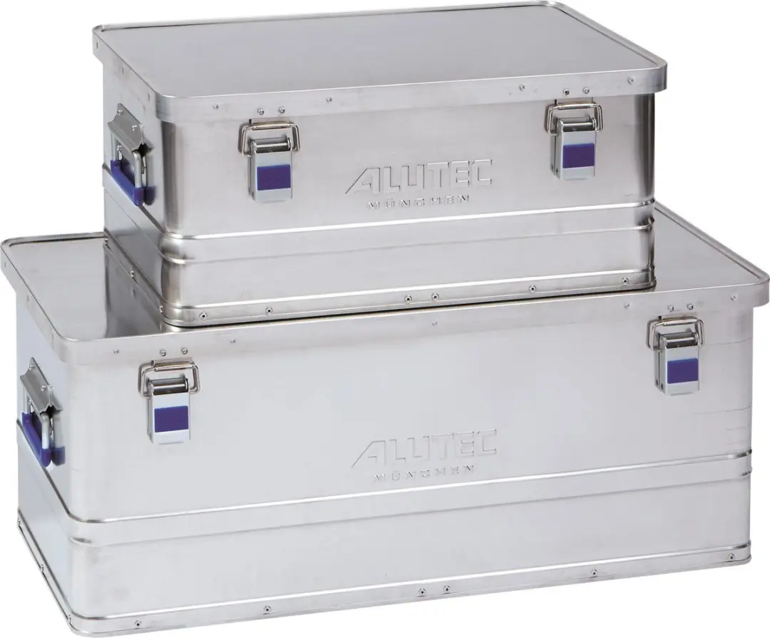 Alutec Basic 80 Opbergbox - 80L - Aluminium - Zilver