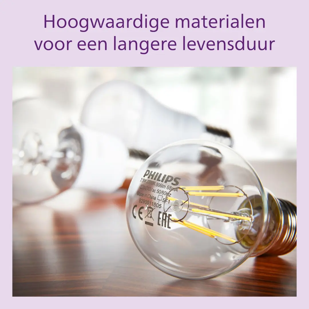 Philips Filament Kaarslamp 40W B35 E14 - 3 Stuks - afbeelding 6 van 6