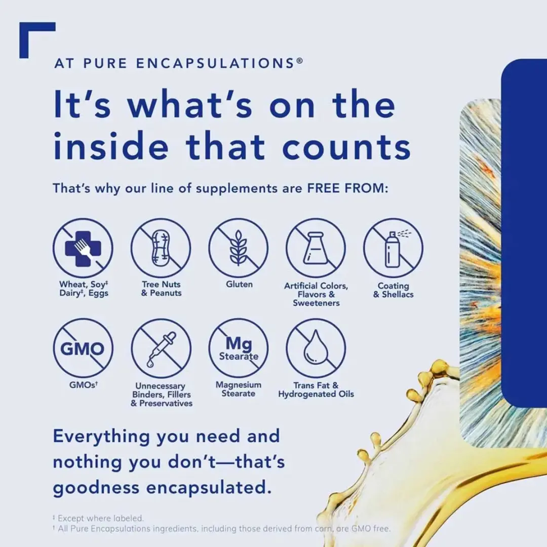 Pure Encapsulations Folate 400 Capsules - 90 Stuks