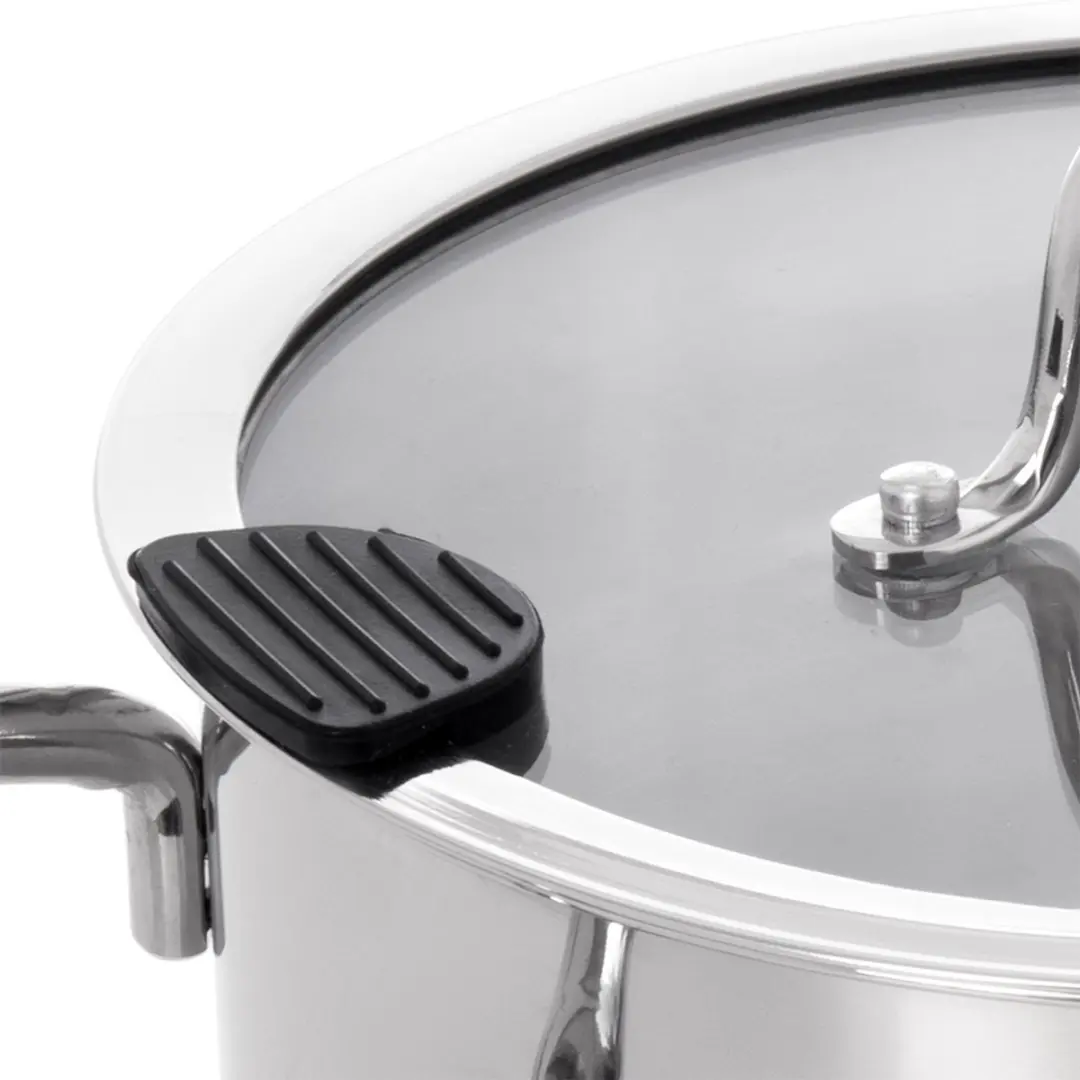 Orion Kookpan 22cm 4,3L - Edelstalen soeppan - Zilver