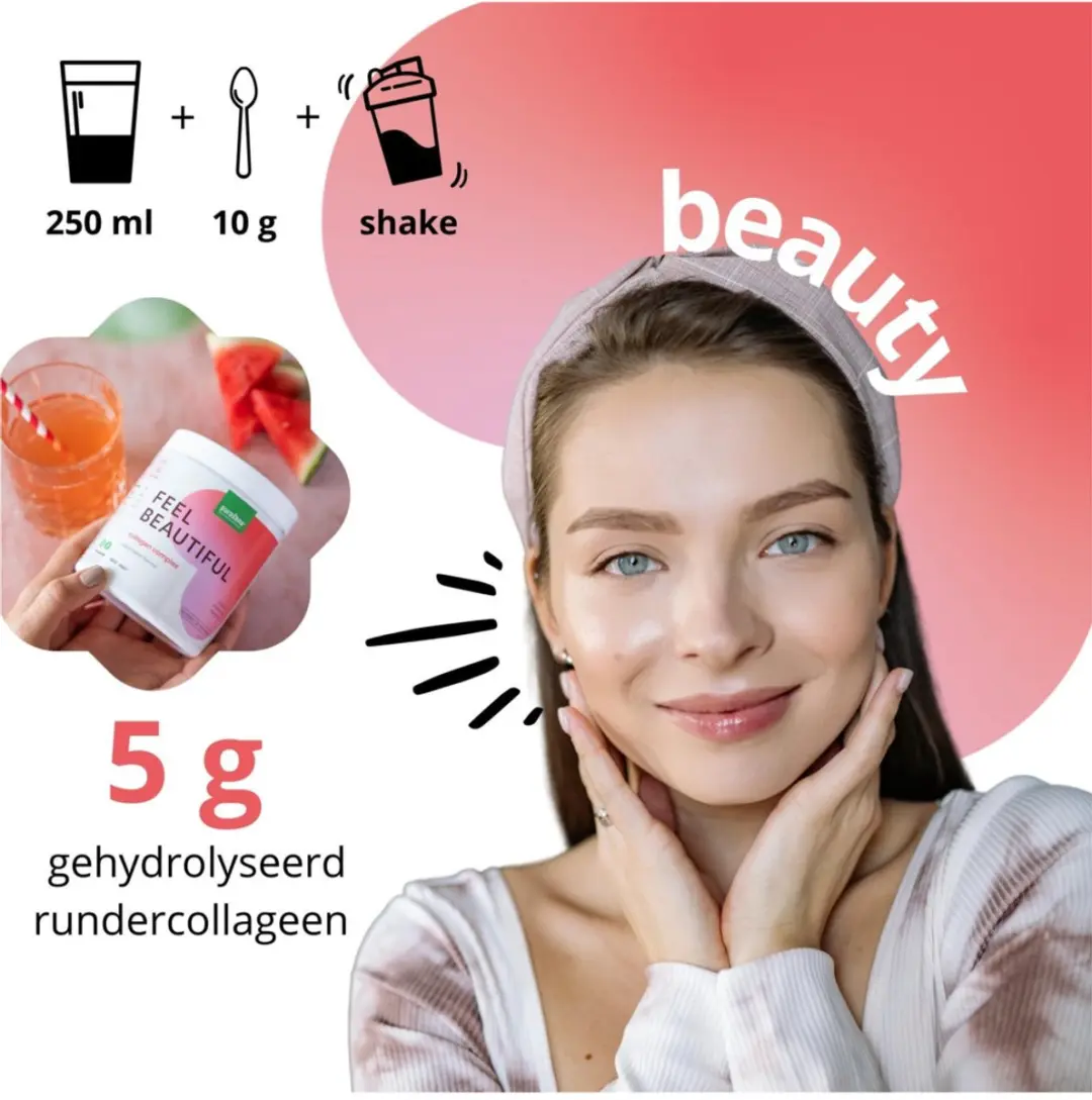 Purasana Beauty Collageen Watermeloen 250g