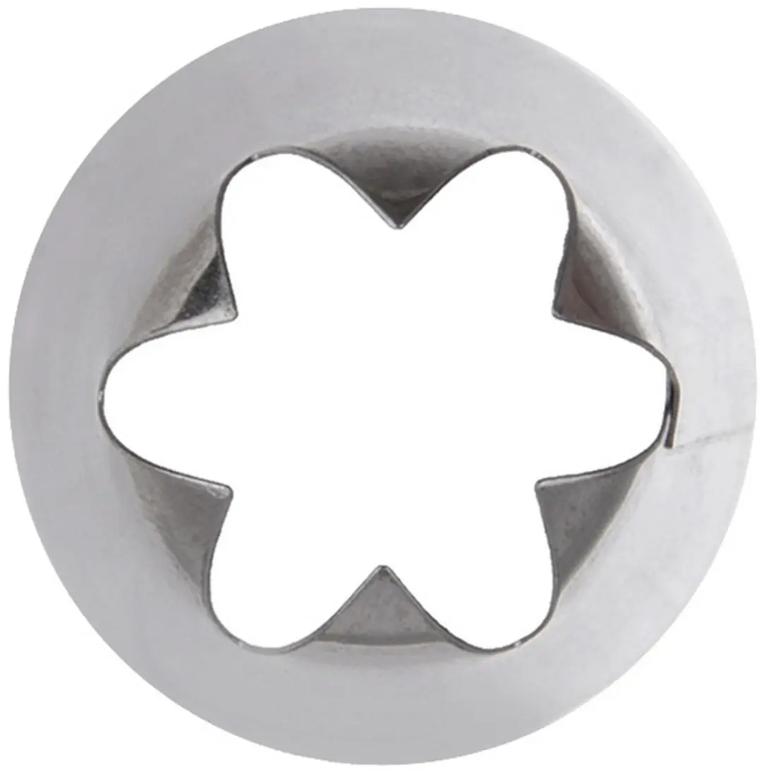 Orion Spuitmond Edelstaal Bloem - Spuitzakaccessoire - afbeelding 6 van 6
