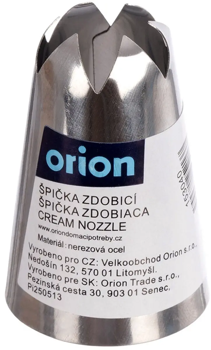 Orion Spuitmond Edelstaal Bloem - Spuitzakaccessoire