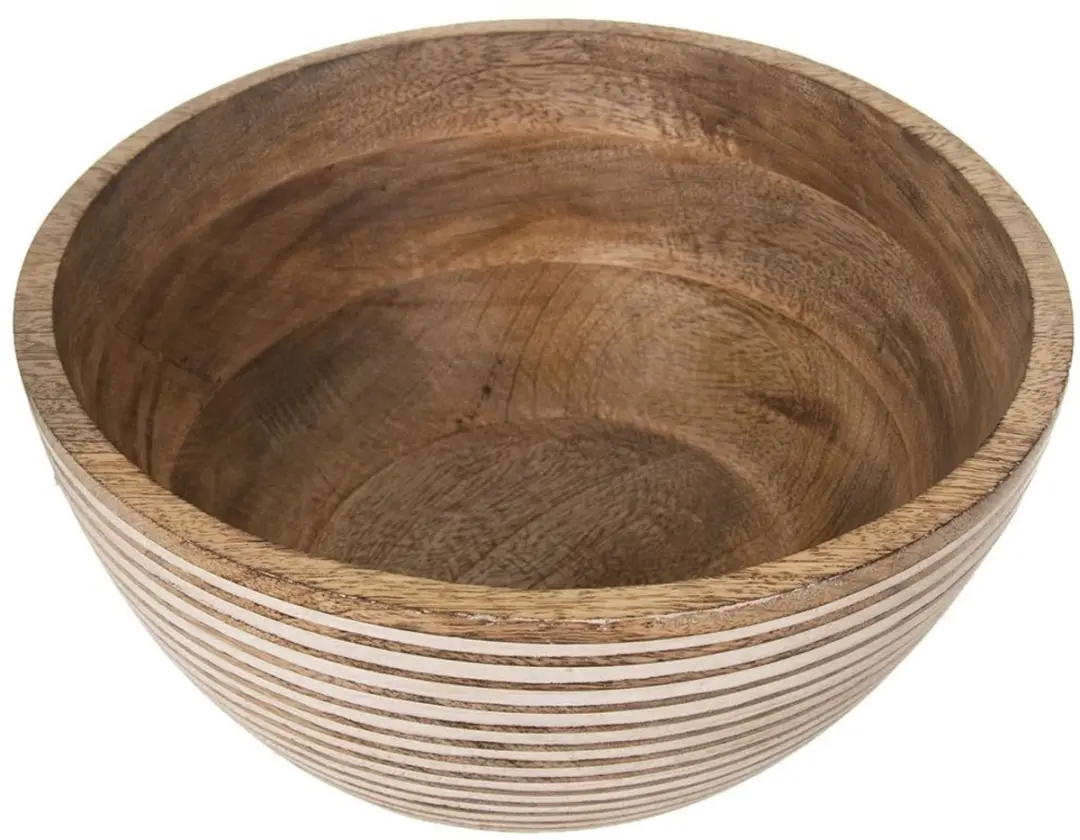 Orion Mango Houten Serveerkom 25cm - 3L - Bruin