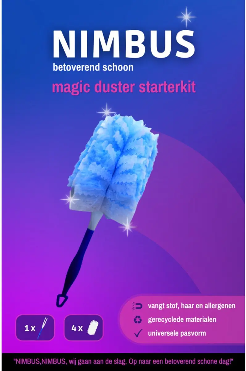 Nimbus Magic Duster Starterkit - 5 Stuks Multicolor