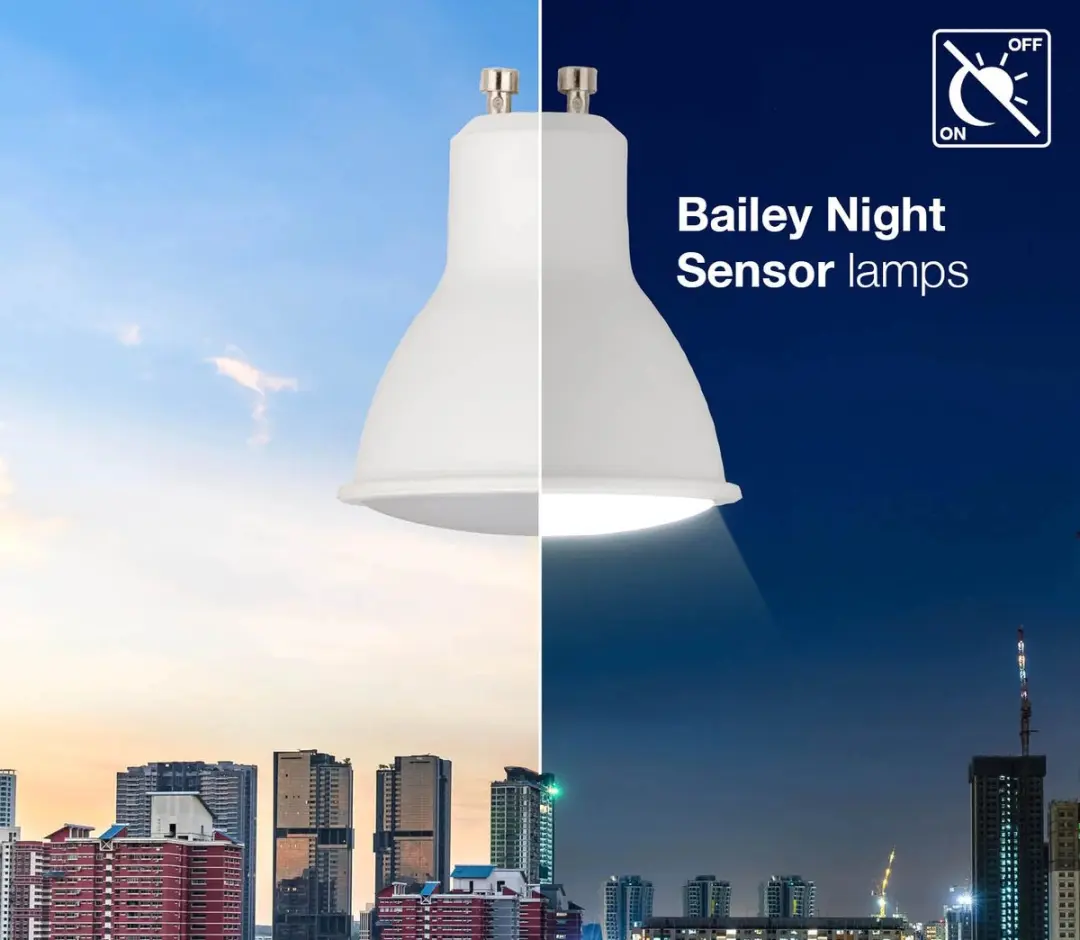Bailey Schemersensor Spot GU10 4.5W Extra Warm Wit - Mat
