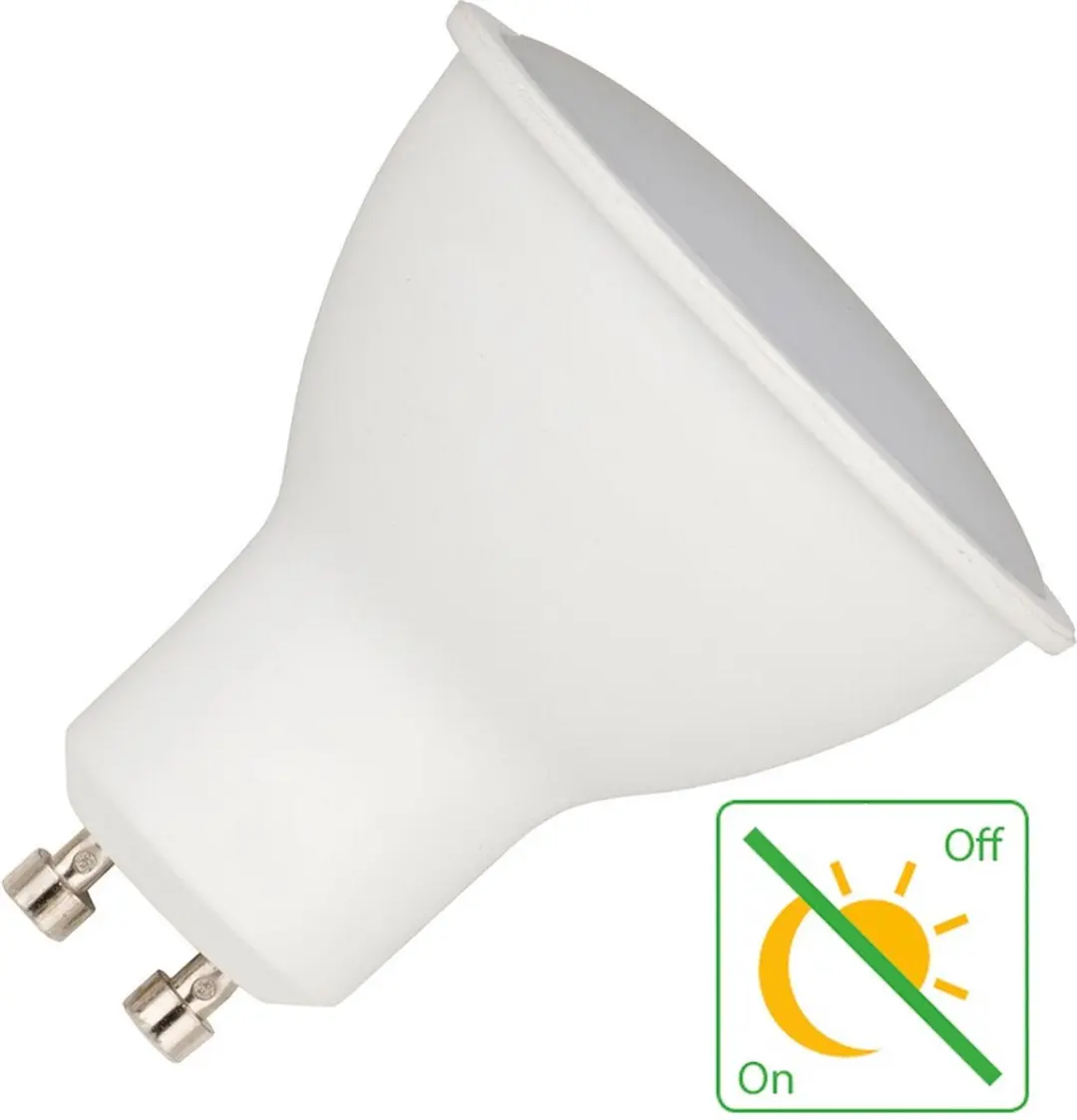 Bailey Schemersensor Spot GU10 4.5W Extra Warm Wit - Mat