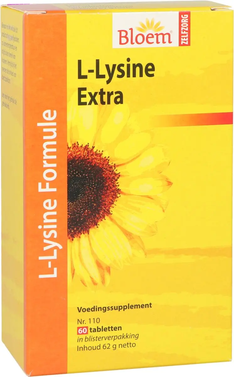 Bloem L-Lysine Voedingssupplement 60 Tabletten