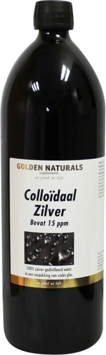 Golden Naturals Colloïdaal Zilver 15 ppm 1000ml