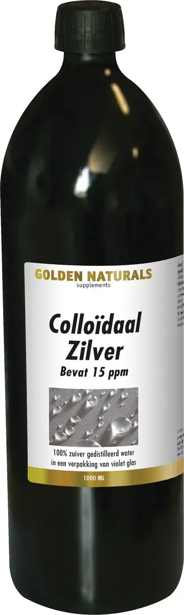 Golden Naturals Colloïdaal Zilver 15 ppm 1000ml