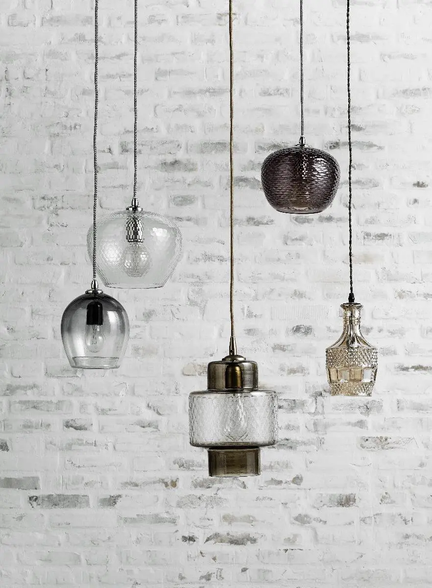 Nordal Flacon Hanglamp - Glas - 40W - Naturel