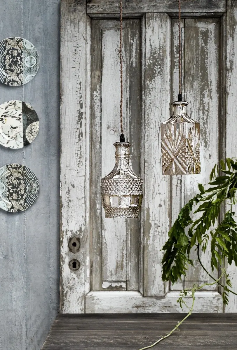 Nordal Flacon Hanglamp - Glas - 40W - Naturel