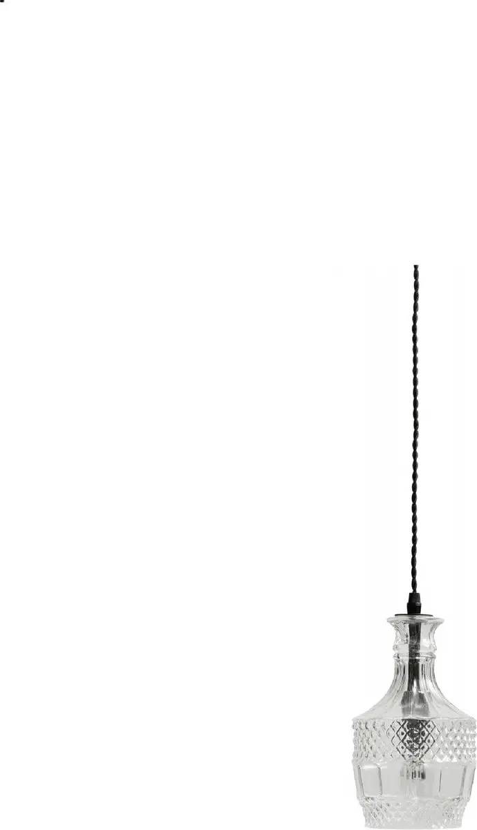 Nordal Flacon Hanglamp - Glas - 40W - Naturel