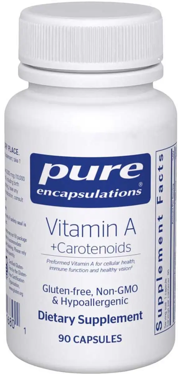 Pure Encapsulations Vitamin A+ Carotenoïde Capsules 90 Stuks