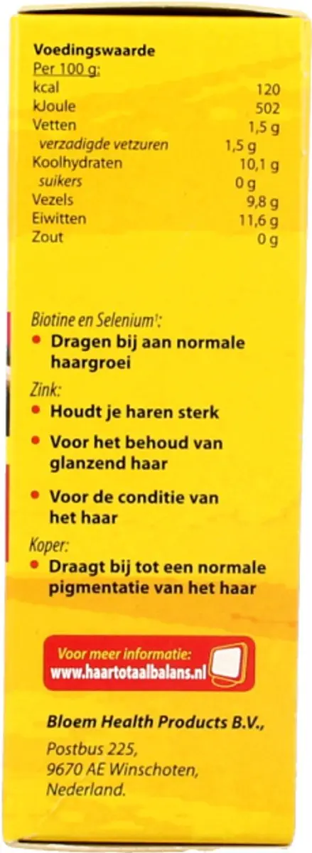 Bloem Haar Totaal Balans 60 Tabletten