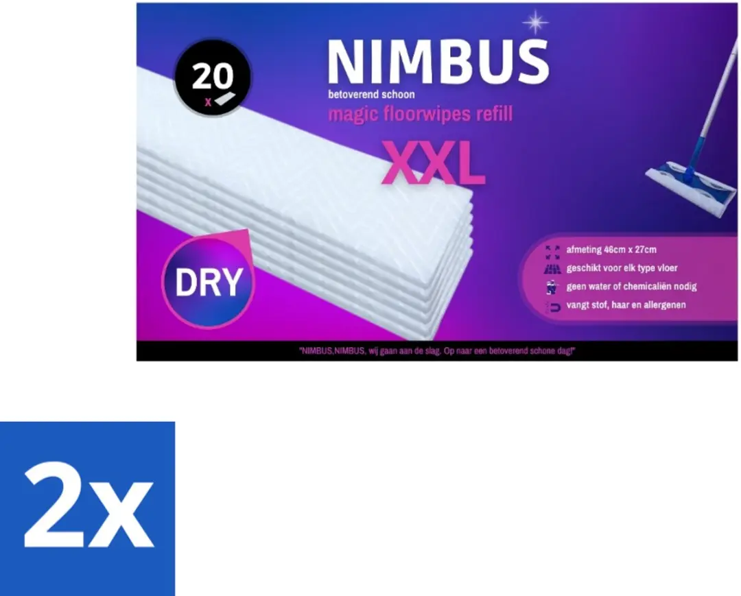 Nimbus Magic Floorwipes XXL Refill