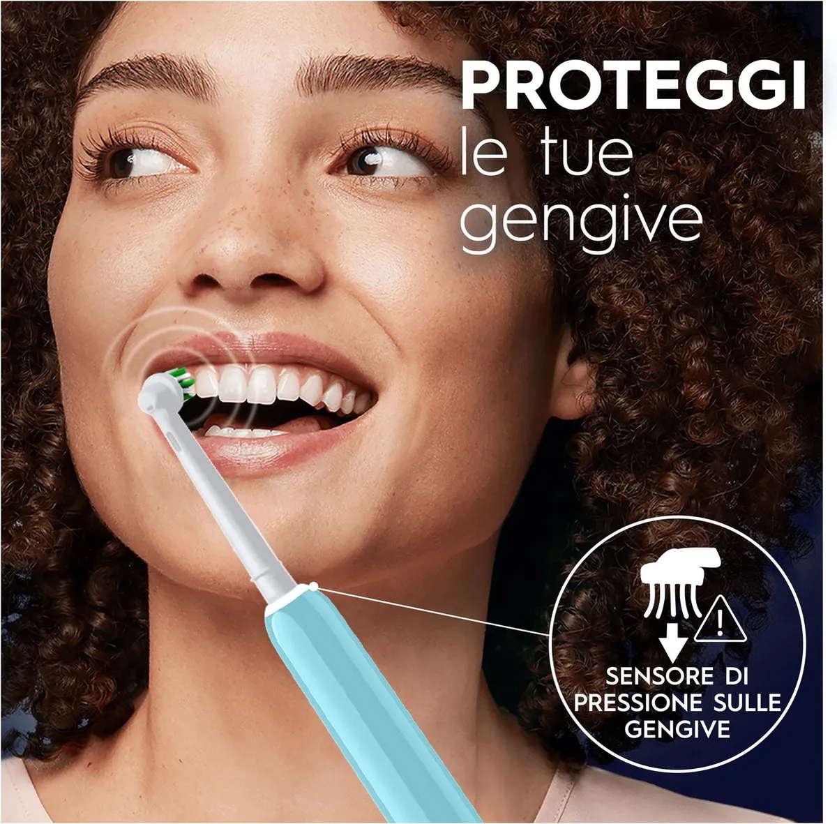 Oral-B Pro 1 Sensitive Clean Tandenborstel - Blauw
