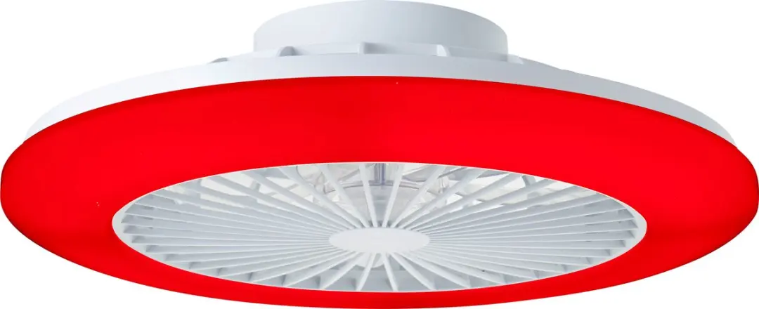 Brilliant Salerno Plafondventilator 48,5cm - Wit/RGB - 6 standen