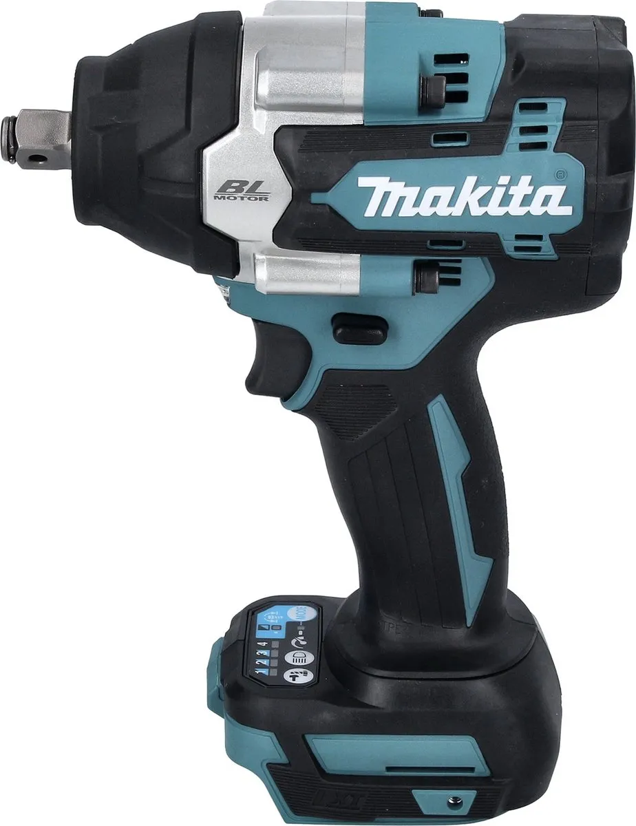 Makita DTW 700 RG1 Accu Slagmoersleutel 18V 700Nm - Borstelloos